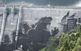 德国卡赫洁净世界之旅，以反向涂鸦艺术让哥斯拉走出荧屏