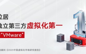 云宏信息蝉联国产独立第三方虚拟化市场TOP1 打造“中国的VMware”